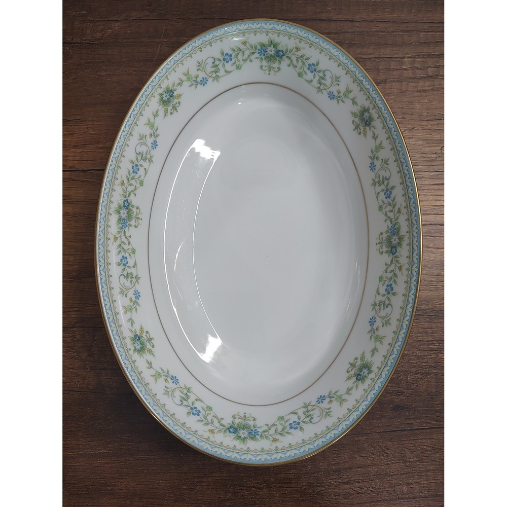 Noritake Spring Meadow 2484 Oval Oblong Vegetable Serving Dish